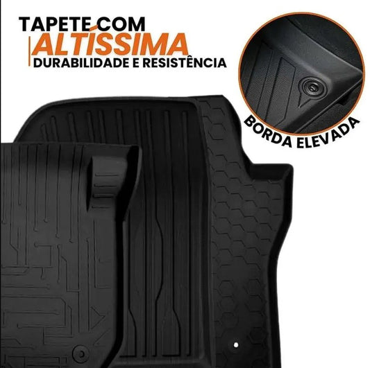 Tapete Bandeja Premium 100% Sob Medida Para Seu Veículo  Inclui ilhós de fixação com os furos corretos para o seu carro